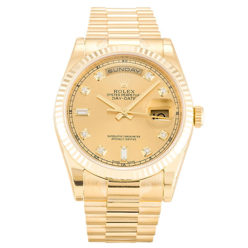 Replica Rolex (unchanged) Day-Date Or 118238 - View 1