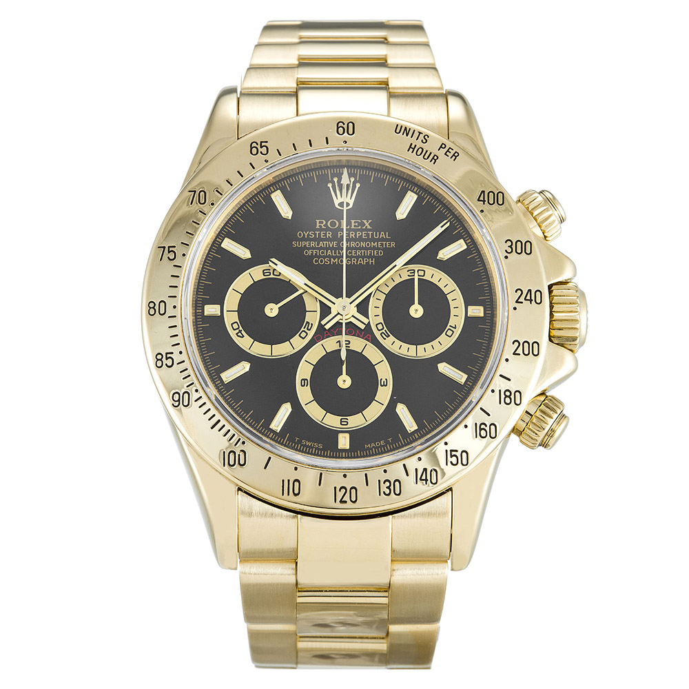 Replica Rolex (unchanged) Daytona Dial Black 116528 - View 1