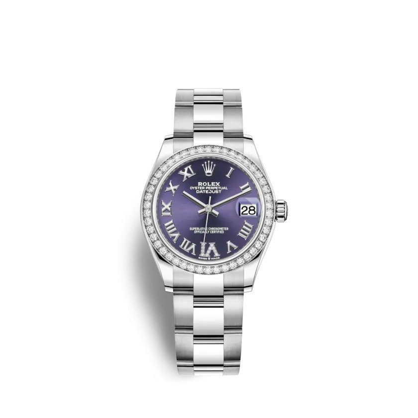 Replica Rolex Datejust 31mm 278384RBR Aubergine - View 1