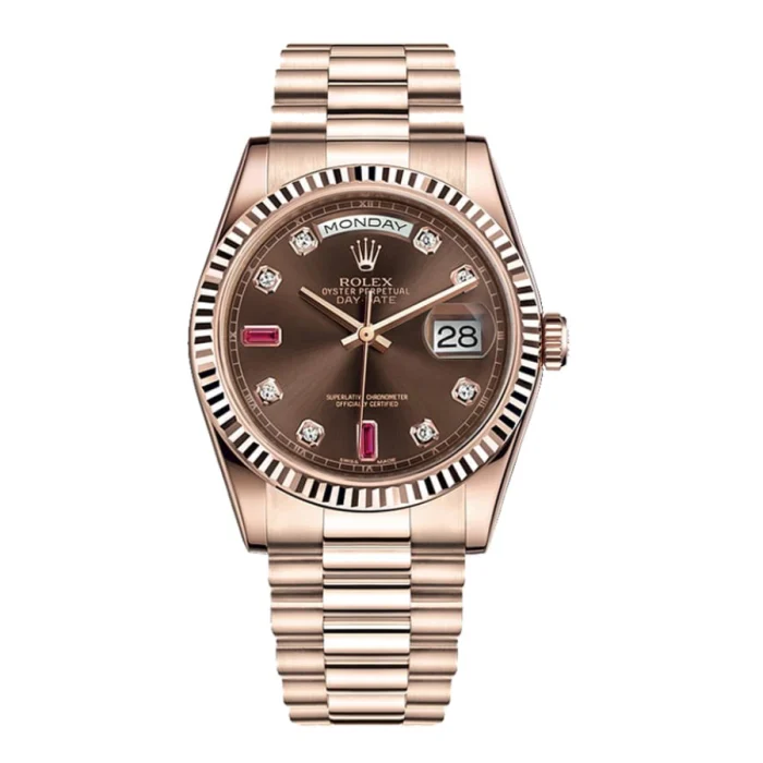 Rolex Day-Date 128235 Chocolate Dial Ladies product image 2