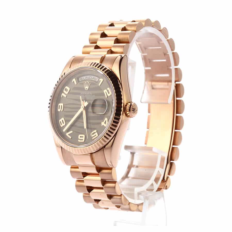 Rolex Day-Date 218235-0035 Wave Rose Gold product image 4