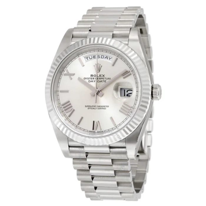 Rolex Day-Date 228235-0016 Rose Gold Wrapped Rhodium Dial product image 3