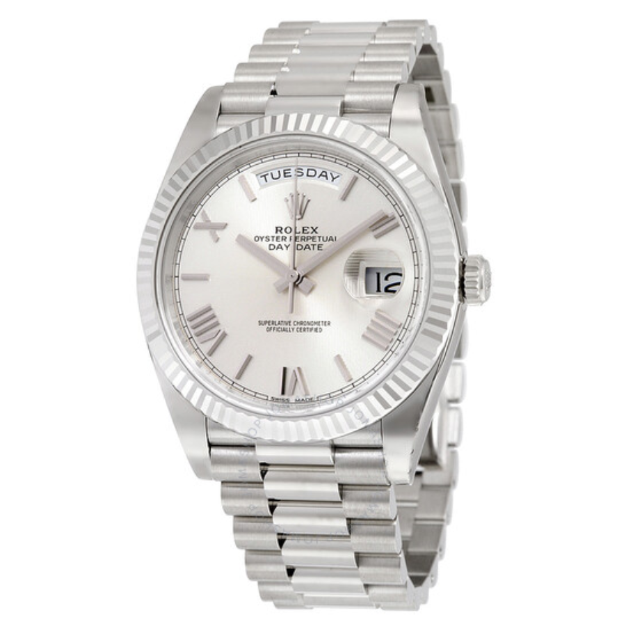 Rolex Day-Date 228235-0016 Rose Gold Wrapped Rhodium Dial product image 4