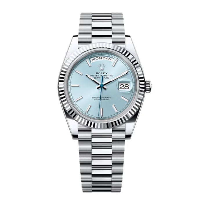 Rolex Day-Date 228236 Ice Blue Grooved product image 2