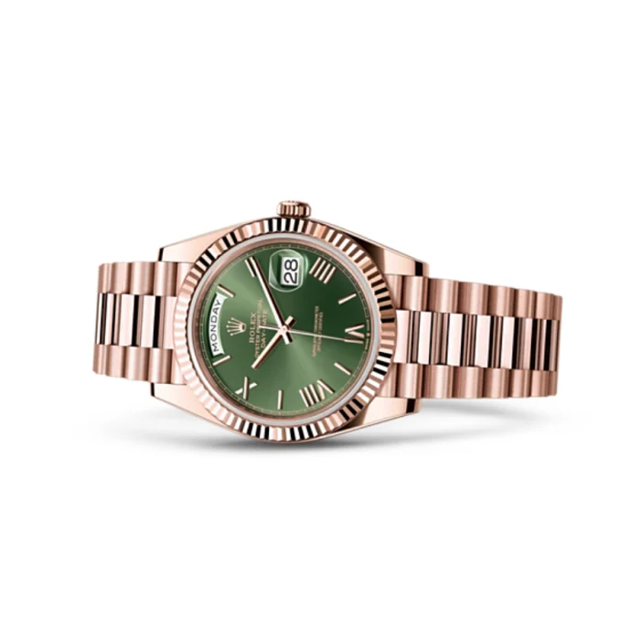 Rolex Day-Date 228235 Everose Green Roman Dial Rose Gold product image 5