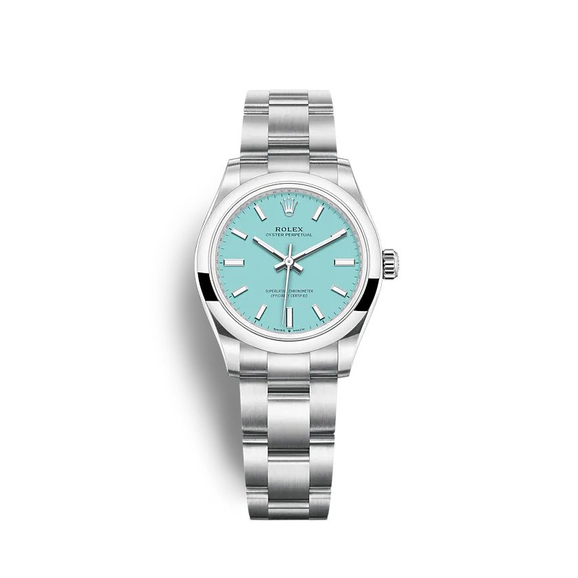 Replica Rolex Oyster Perpetual 31mm Turquoise blue - View 1