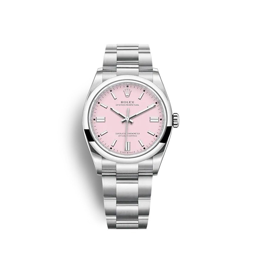 Replica Rolex Oyster Perpetual 36mm Candy Pink - View 1