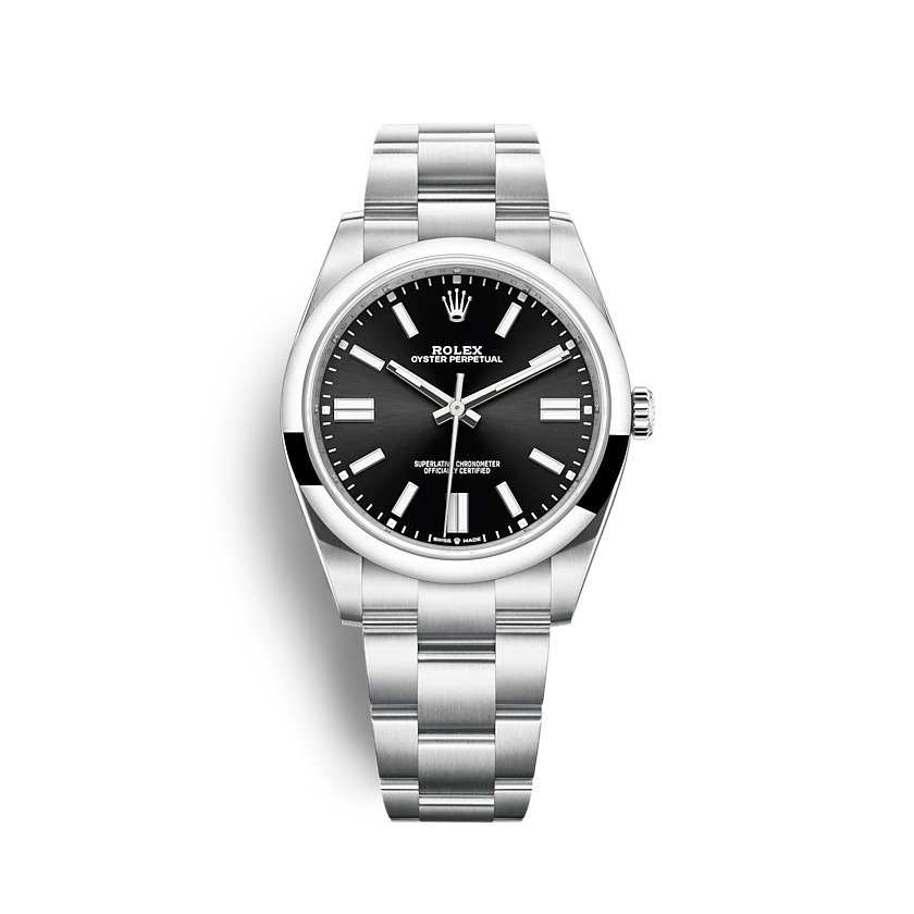 Replica Rolex Oyster Perpetual 41mm Black - View 1