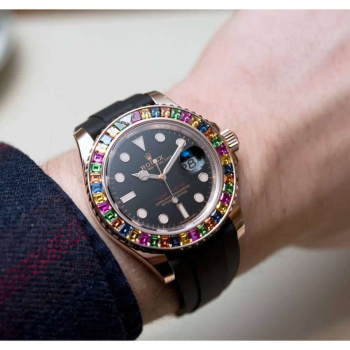 Rolex Yacht-Master 40 116655 Everose Gold Rainbow Bezel product image 7