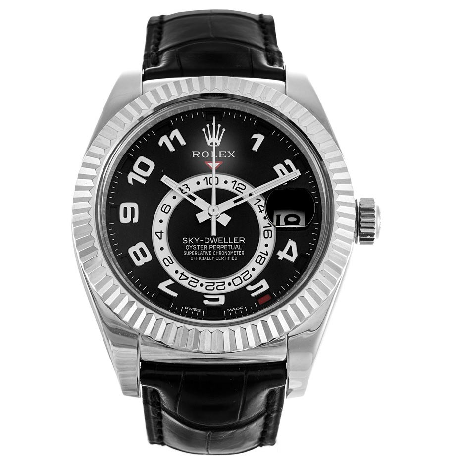 Replica Rolex (unchanged) Sky-Dweller Black 326139 - View 1