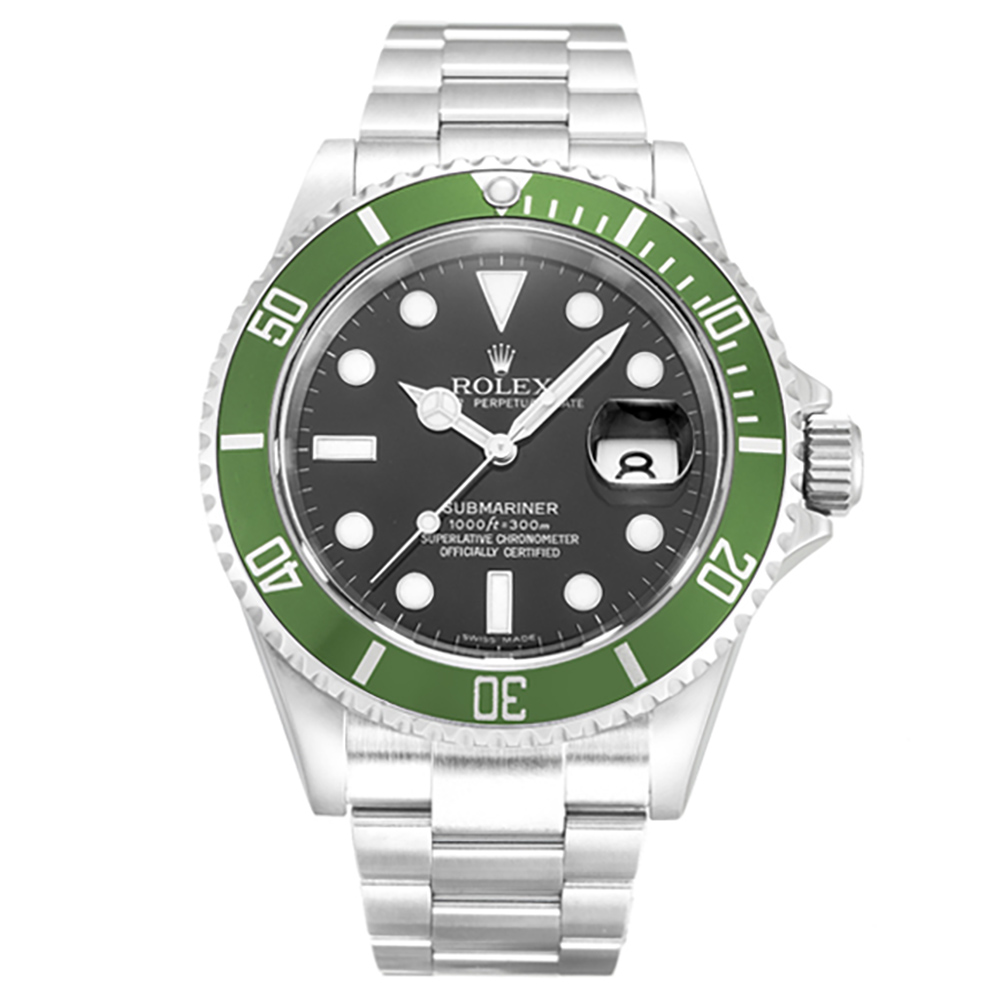 Replica Rolex (unchanged) Submariner Dial Black 16610LV - View 1