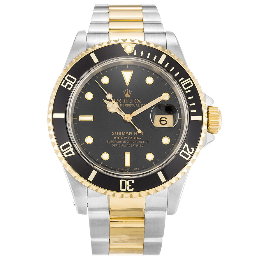 Replica Rolex (unchanged) Submariner Dial Black 16613 - View 1