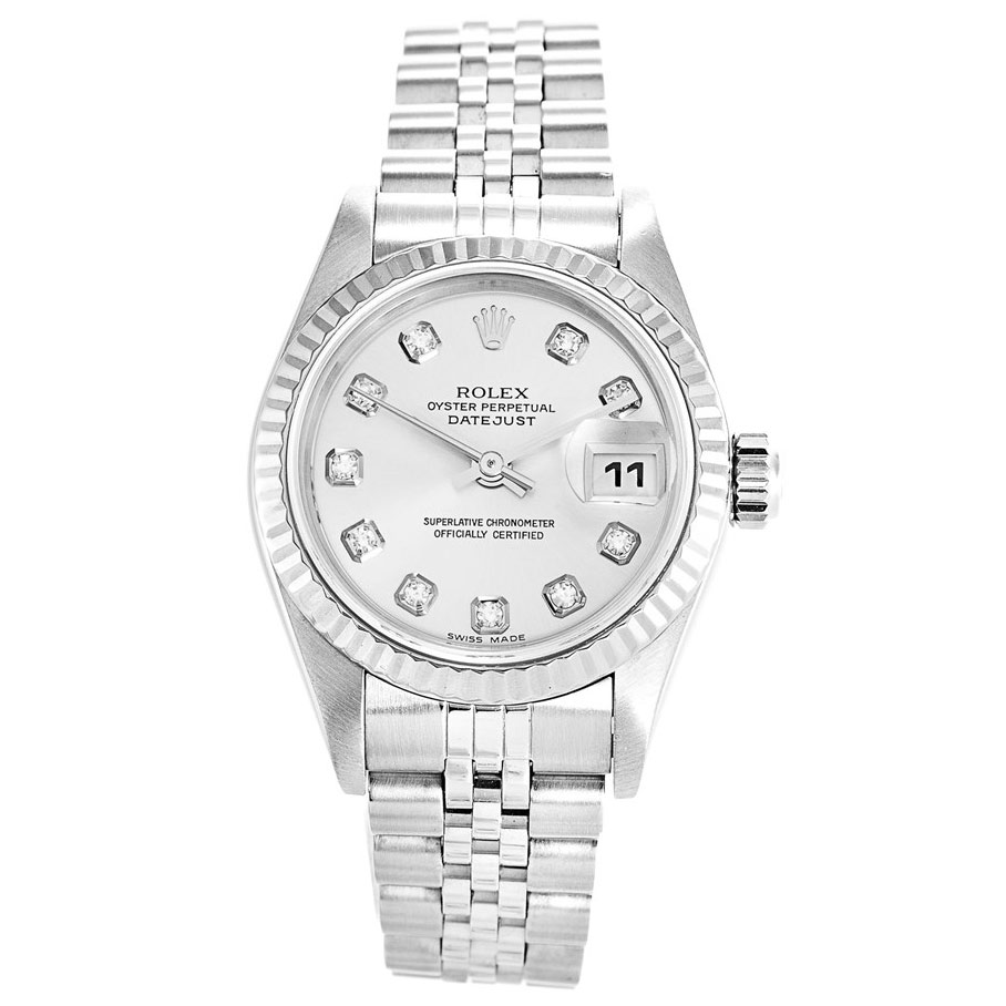 Replica Rolex (unchanged) Datejust White Femme 79174 - View 1