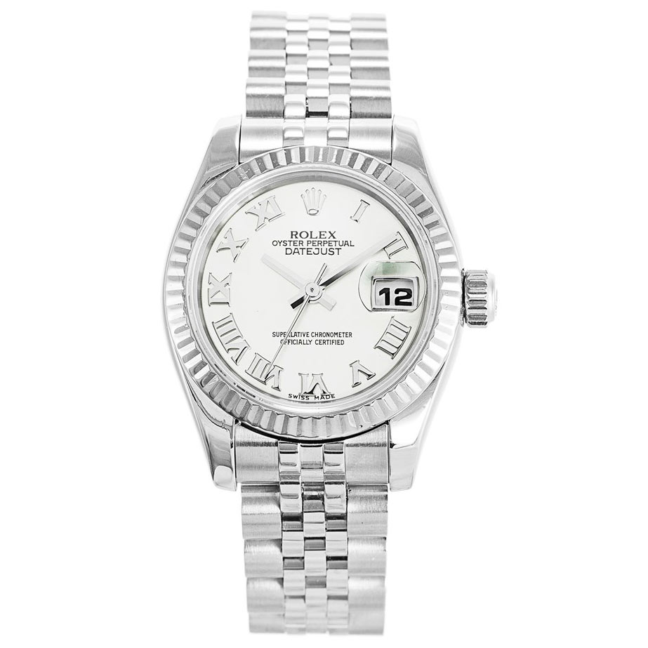Replica Rolex (unchanged) Datejust White Roman Numerals 179174 - View 1
