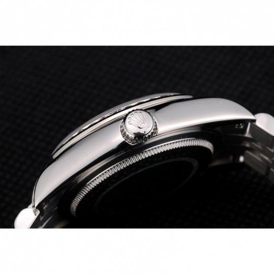 Replica Rolex DayDate Diamond Plated Stainless Steel Bracelet Diamond Plated Dial 41985 - View 8