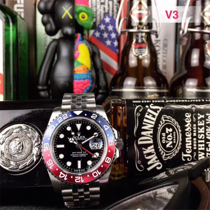 Replica Rolex GMT-Master II Red-Black | RLX 17 - View 4
