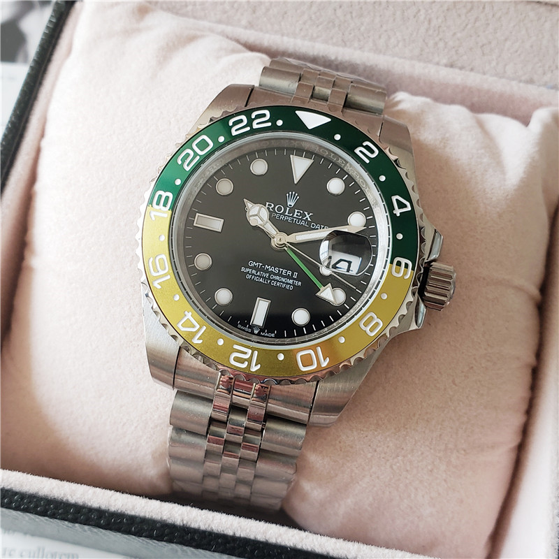 Replica Rolex GMT-Master II Green-Yellow | RLX 190 - View 6