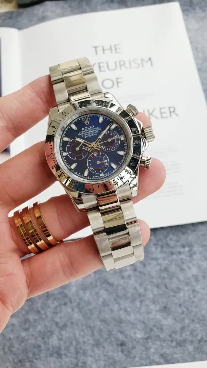 Replica Rolex Daytona Black | RLX 196 - View 1