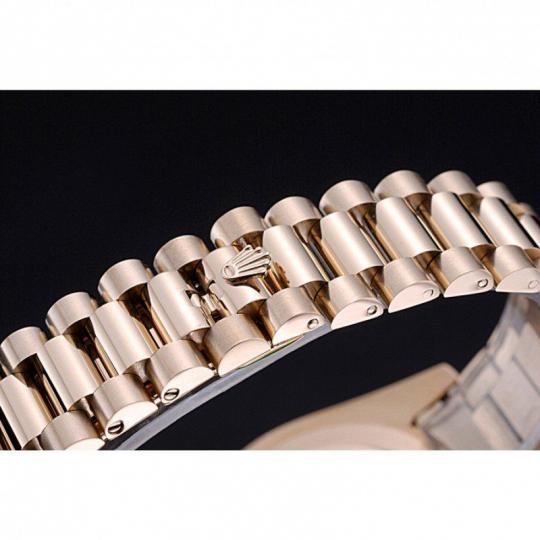 Replica Rolex Day-Date White Dial Gold Bracelet 622546 - View 8