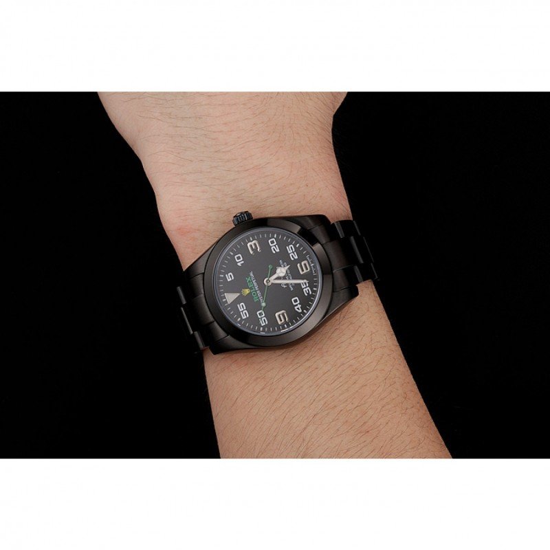 Replica Rolex Air-King Black Dial 1454019 - View 7