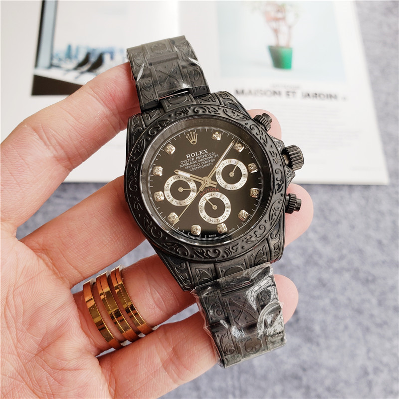 Replica Rolex Daytona Black | RLX 206 - View 1
