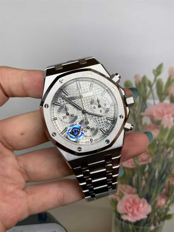 Audemars Piguet 26240ST Chronograph Replica – APS Royal Oak Offshore 41mm Stainless Steel - clean factory product image 19