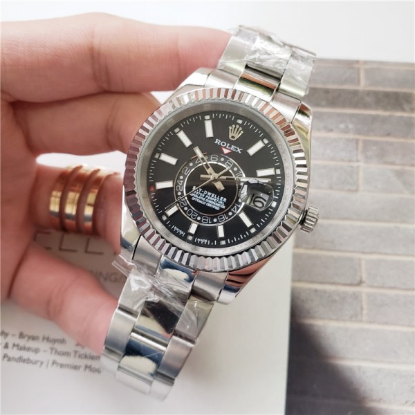 Replica Rolex Sky-Dweller Black | RLX 180 - View 3