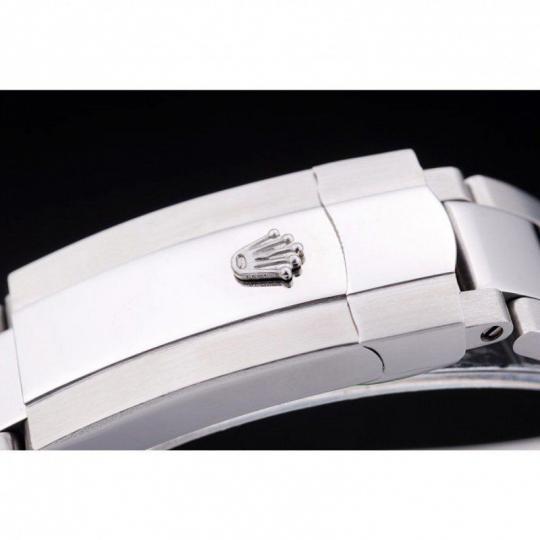 Replica Rolex Day-Date Polished Silver Bezel White Dial 7470 - View 6