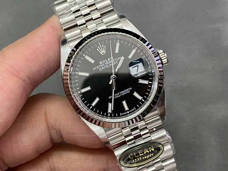 Clean Factory Datejust 36 126234 – 36mm Black Dial Rolex Clone - clean factory product image 2