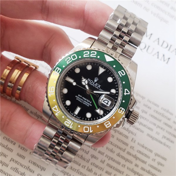 Replica Rolex GMT-Master II Green-Yellow | RLX 190 - View 5