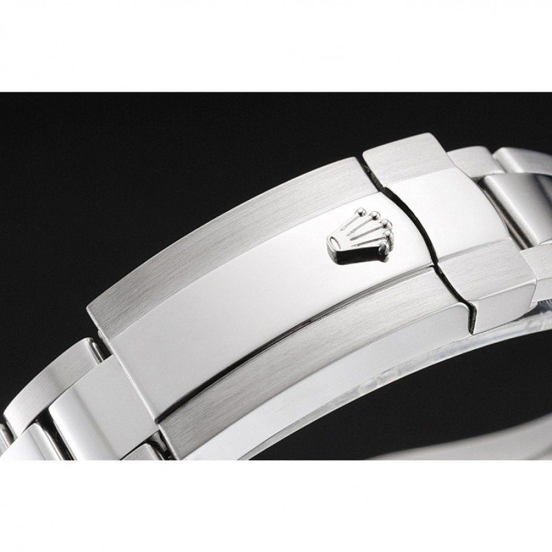 Replica Rolex Milgauss Black Dial Orange Markings Stainless Steel Case And Bracelet - View 7