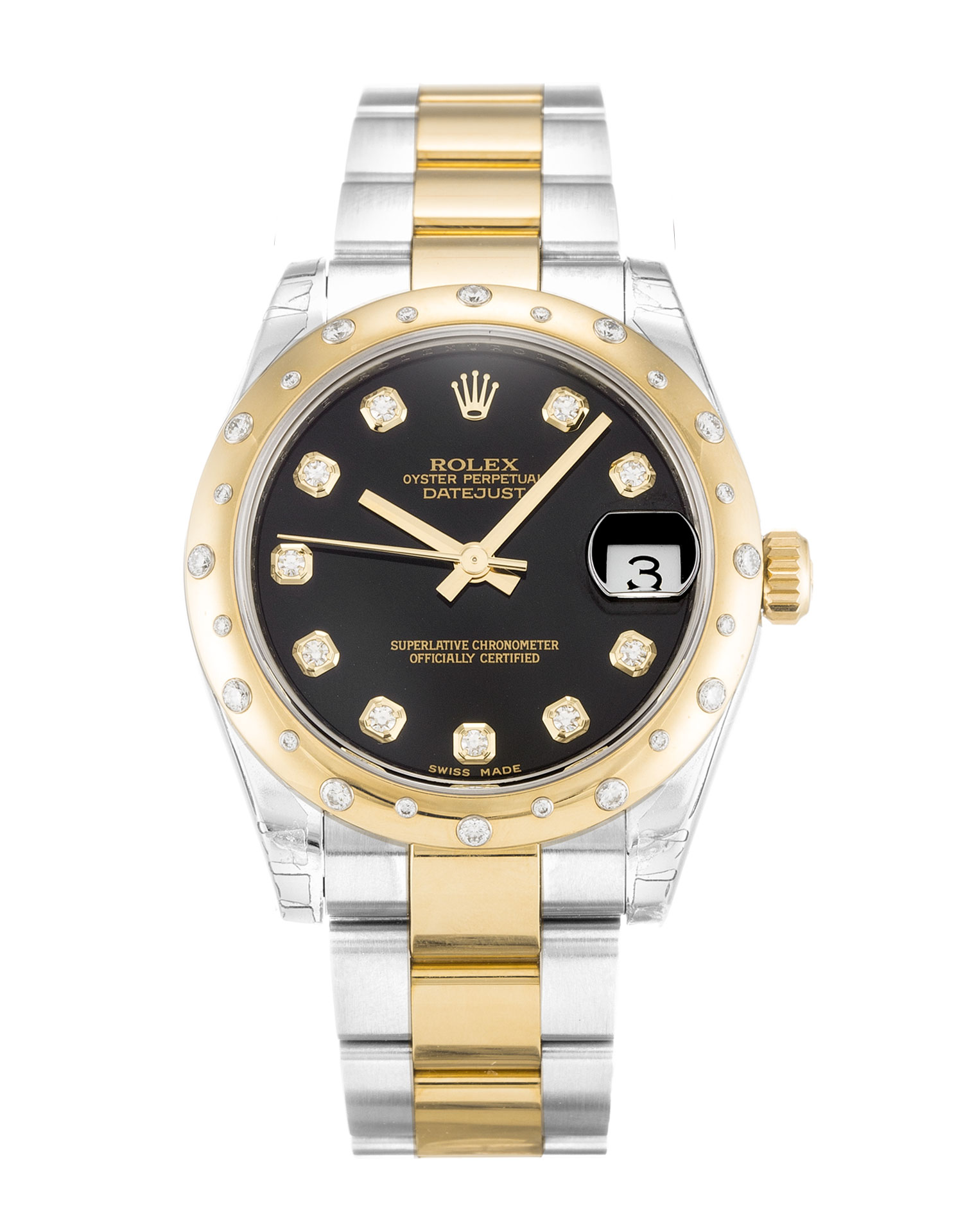 Replica Rolex (unchanged) Datejust taille moyenne 178343 - View 1