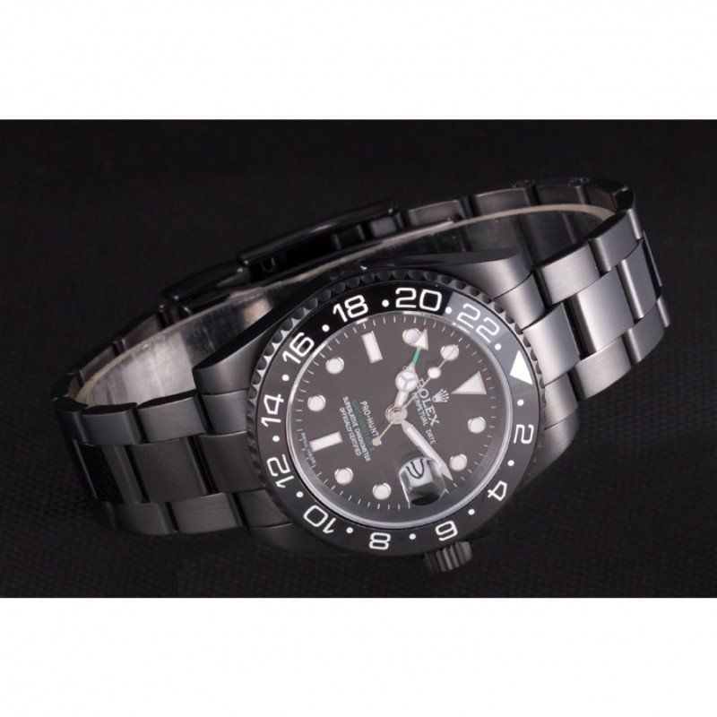 Replica Rolex GMT Master II Full PVD Pro-Hunter Edition - View 7