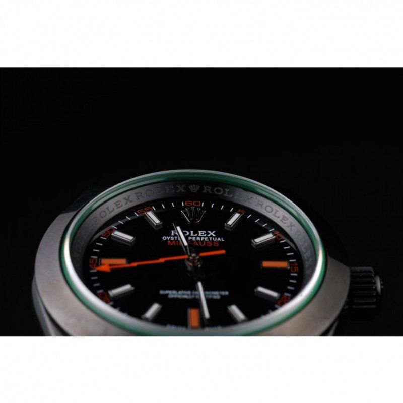 Replica Rolex Milgauss Pro-Hunter Tinted Green Saphire Black Dial PRL05090290 - View 6