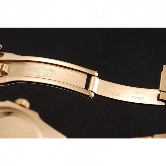 Replica Rolex Submariner Skull Limited Edition Black Dial Gold Case And Bracelet 1454071 - View 10