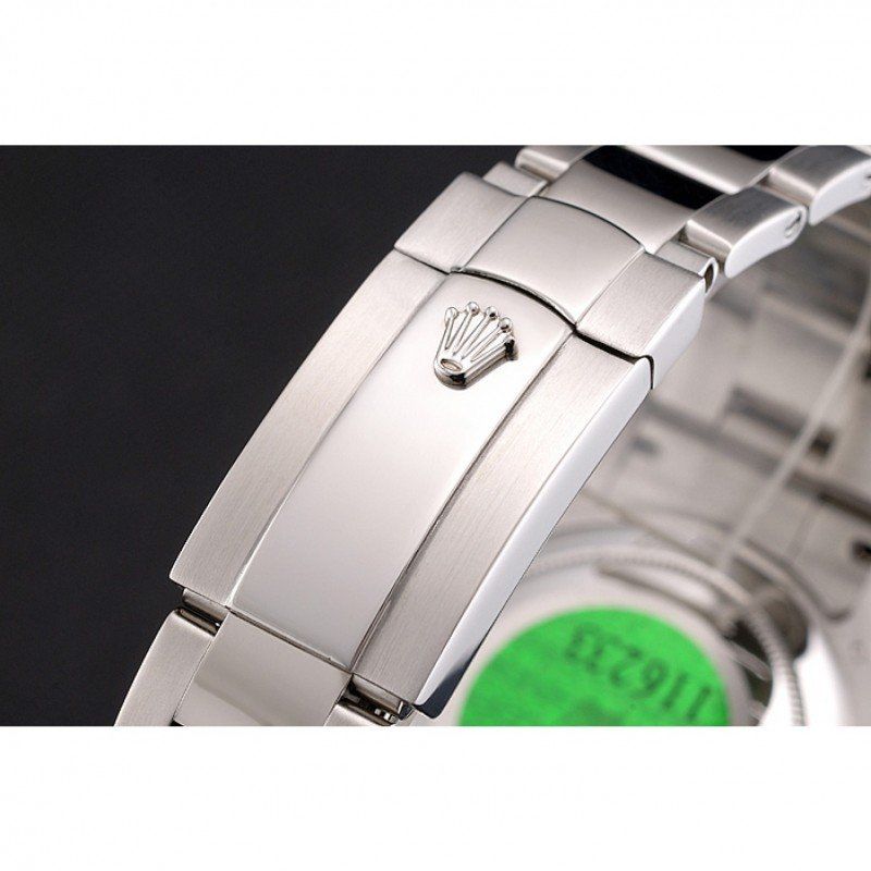 Replica Rolex Oyster Perpetual Blue Dial Stainless Steel Case And Bracelet - View 8