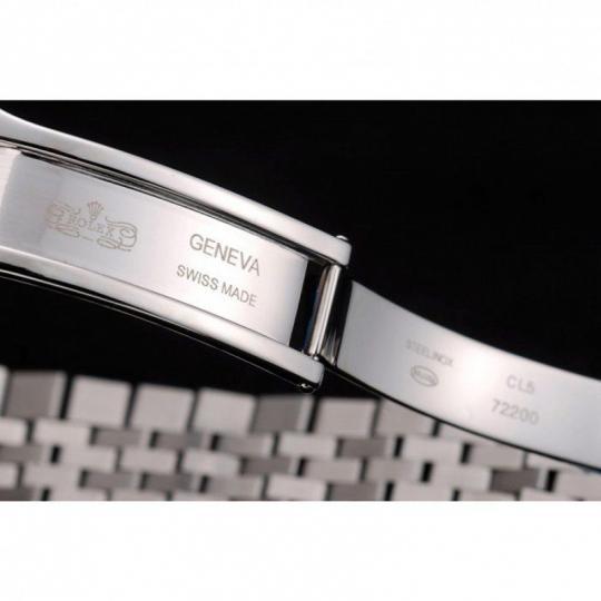 Replica Rolex DayDate Diamond Plated Stainless Steel Bracelet Diamond Plated Dial 41985 - View 11