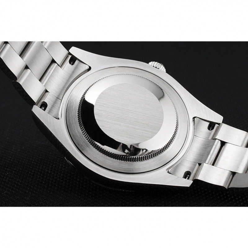 Replica Rolex Milgauss Black Dial Orange Markings Stainless Steel Case And Bracelet - View 8