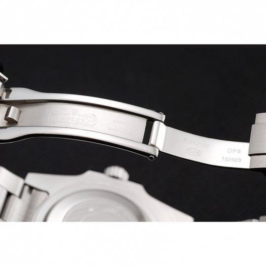 Replica Rolex Submariner Skull Limited Edition Black Dial White Case And Bracelet 1454093 - View 10