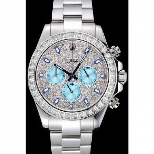 Replica Rolex Cosmograph Daytona Diamond Dial Stainless Steel Case And Bracelet 1454251 - View 3