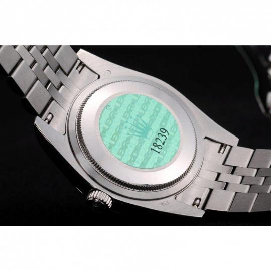 Replica Rolex DayDate Diamond Plated Stainless Steel Bracelet Diamond Plated Dial 41985 - View 6