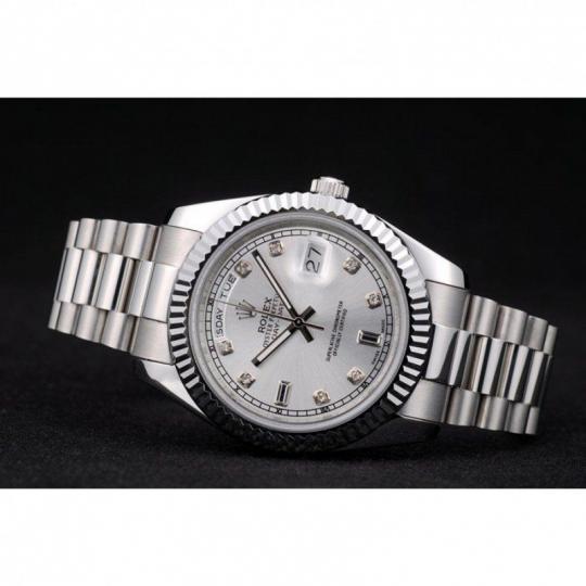 Replica Rolex Day-Date Platinum 118346 - View 3