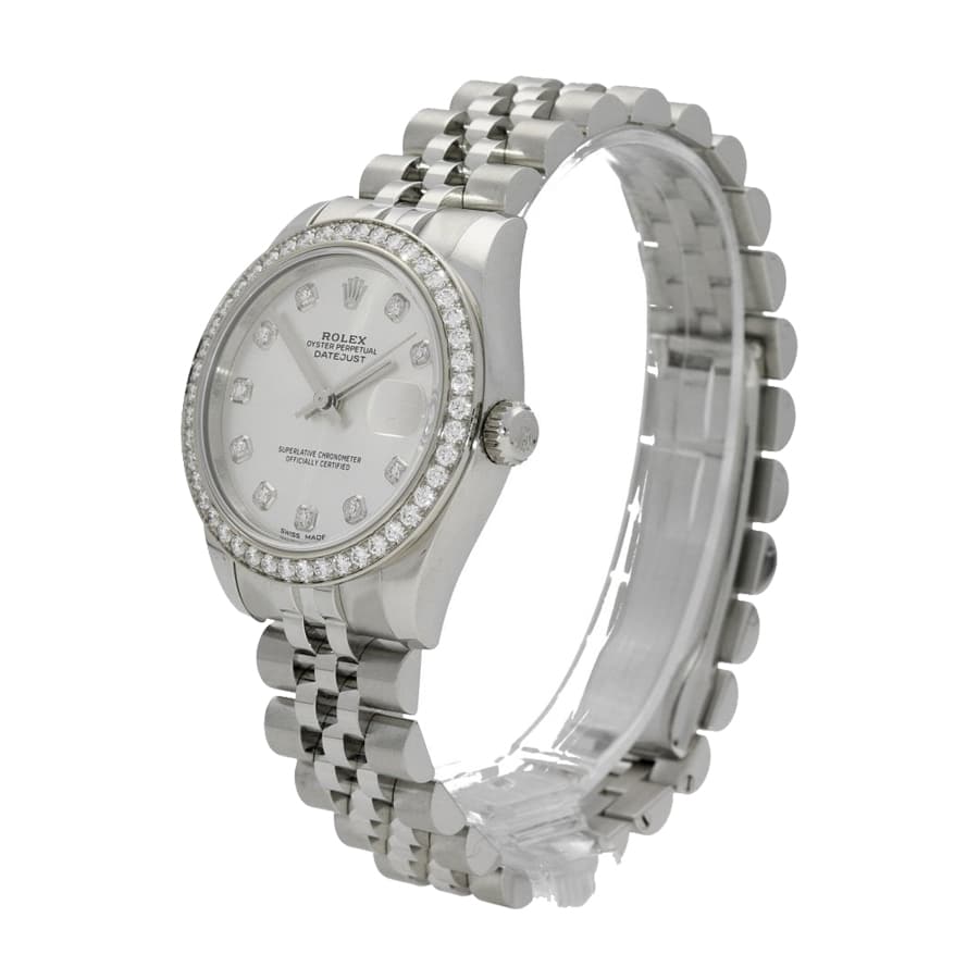 Rolex Datejust 178384 White Gold Automatic Black &amp; Diamond Dial Jubilee product image 4