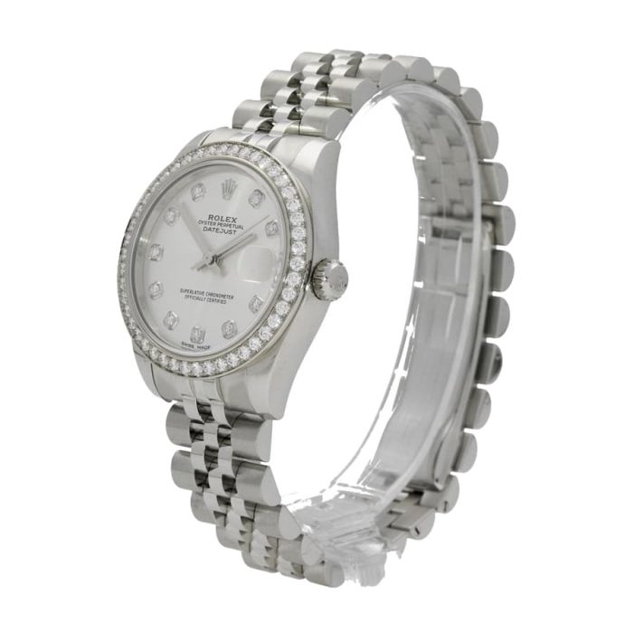Rolex Datejust 178384 White Gold Automatic Black &amp; Diamond Dial Jubilee product image 3