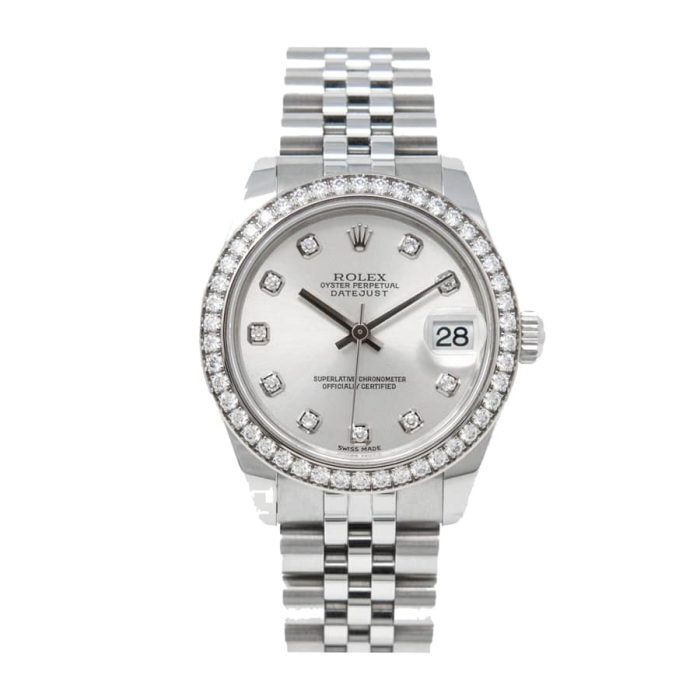 Rolex Datejust 178384 White Gold Automatic Black &amp; Diamond Dial Jubilee product image 2