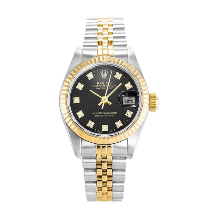 Rolex Datejust 69173 Lady Diamond Black Dial product image 2