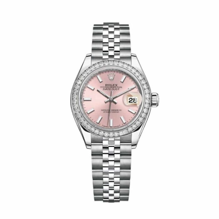 Rolex Lady-Datejust 279384RBR Pink Dial Diamond Bezel product image 2