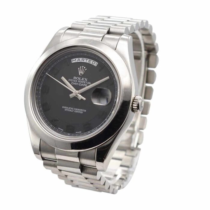 Rolex Day-Date 218206 Black Dial product image 3
