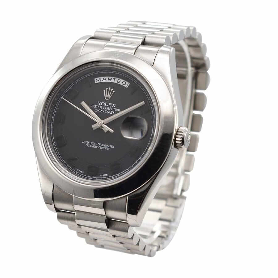Rolex Day-Date 218206 Black Dial product image 4