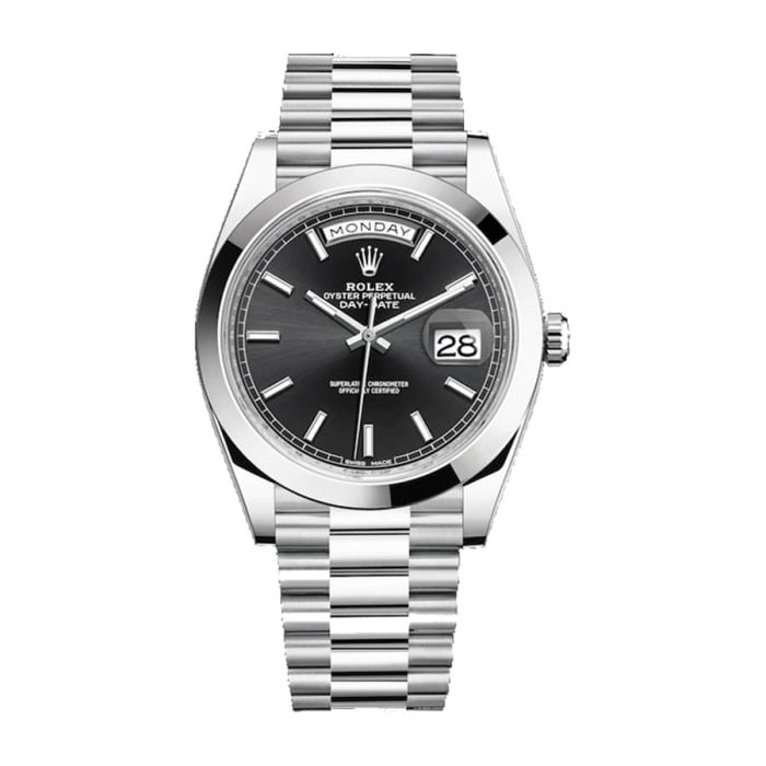 Rolex Day-Date 228206 Black Diagonal Dial product image 2